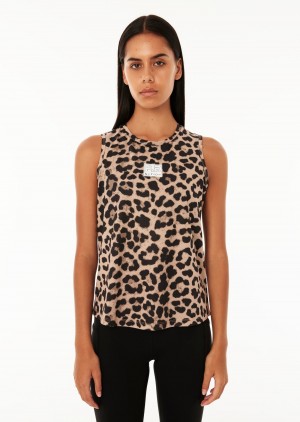 Animal Print P.E Nation Downforce Air Form Tank | SEPARVU-28