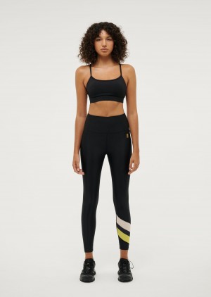 Black P.E Nation Arrowhead 7/8 Legging | ZOCJGBK-78