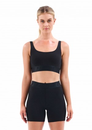 Black P.E Nation Backcheck Sports Bra | BXEGFQR-23