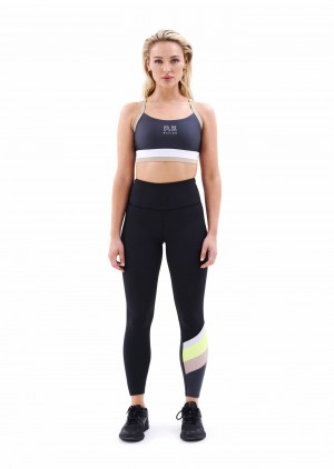 Black P.E Nation Check Mark Legging | XUTQSRW-86