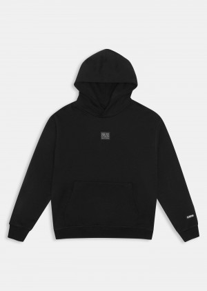 Black P.E Nation Fortitude Hoodie | IYNDHWA-01