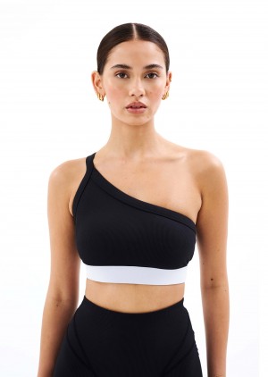 Black P.E Nation Mark One Sports Bra | EMBTUSA-83