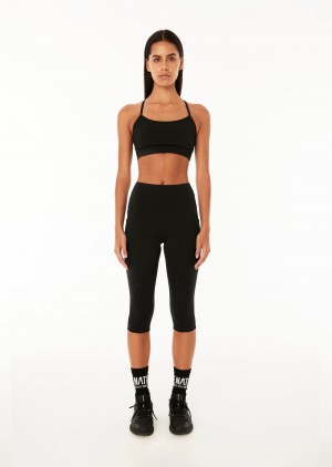 Black P.E Nation Recalibrate 3/4 Legging | AIZRQBL-50