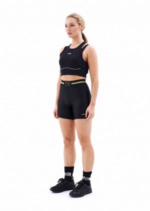 Black P.E Nation Runway Bike Short | ECPFJNI-26