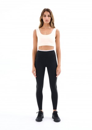 Black P.E Nation Tempo Legging | XRYNHUC-76