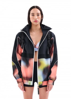 Blur Print P.E Nation Cyper Printed Jacket | XQDIGUS-93