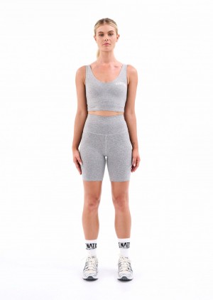 Grey Marl P.E Nation Camino Bike Short | OKRLSCI-16