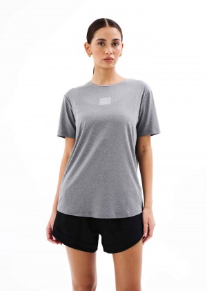 Grey Marle P.E Nation Crossover Marle Air Form Tee | KJRMADX-12