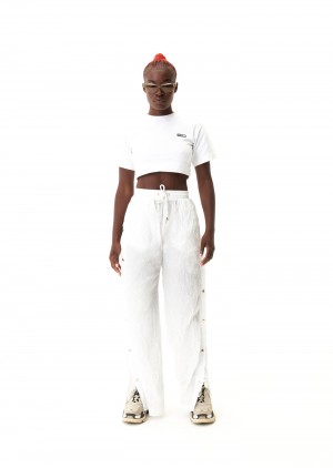 Optic White P.E Nation Volley Pant | GFBXTCQ-17