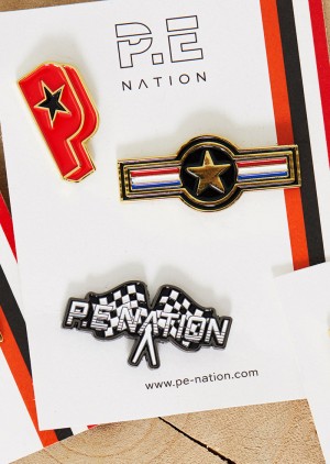 P.E Nation P.E Racing Badges | PEVJIOY-74