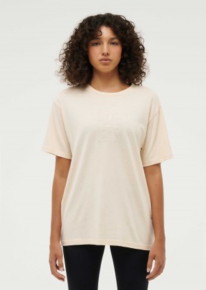 Pearled Ivory P.E Nation Augusta Tee | HMQTNSF-29