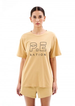 Sand P.E Nation Heads Up Tee | VKCSYTN-84