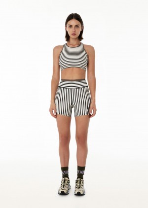 Stripe Print P.E Nation Slipstream 5" Bike Short | GZWXUIV-35