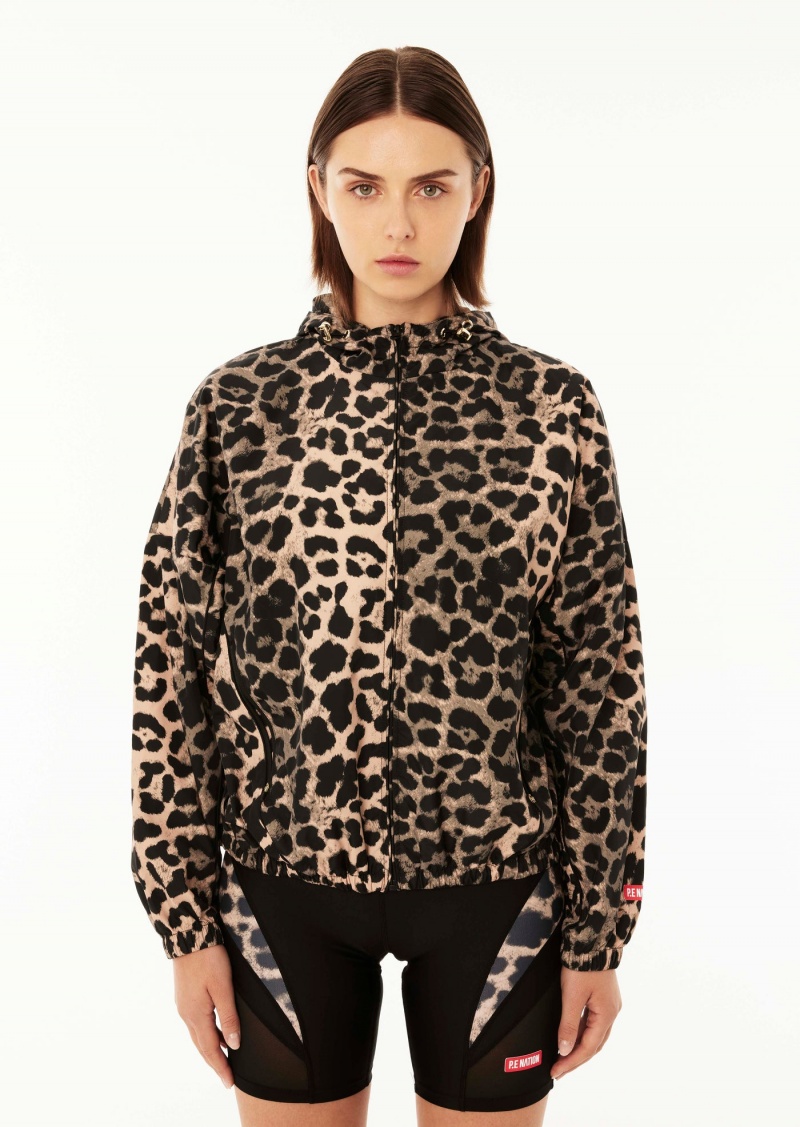 Animal Print P.E Nation Downforce Jacket | WKVHSPN-95