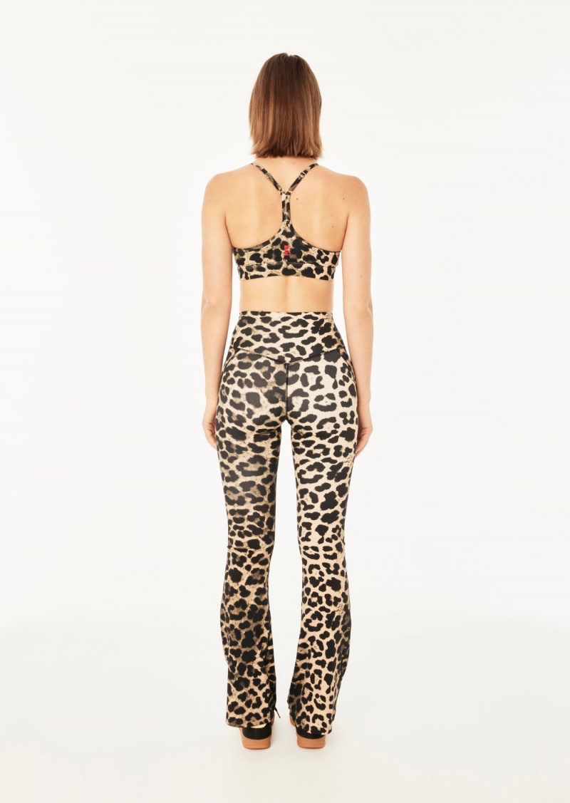 Animal Print P.E Nation Downforce Reform Sports Bra | HSOWERC-46