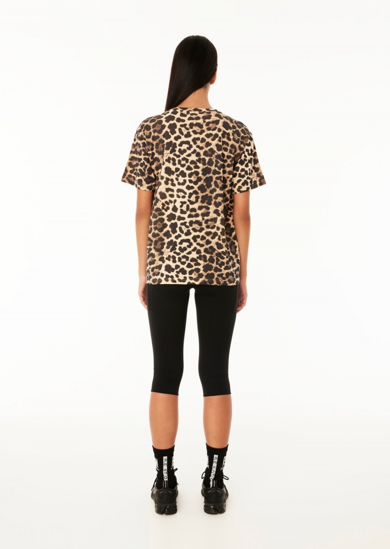 Animal Print P.E Nation Downforce Ss Tee | CWLBVYI-91