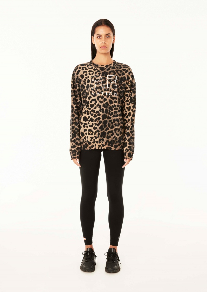 Animal Print P.E Nation Element Sweat | XCBRETI-01