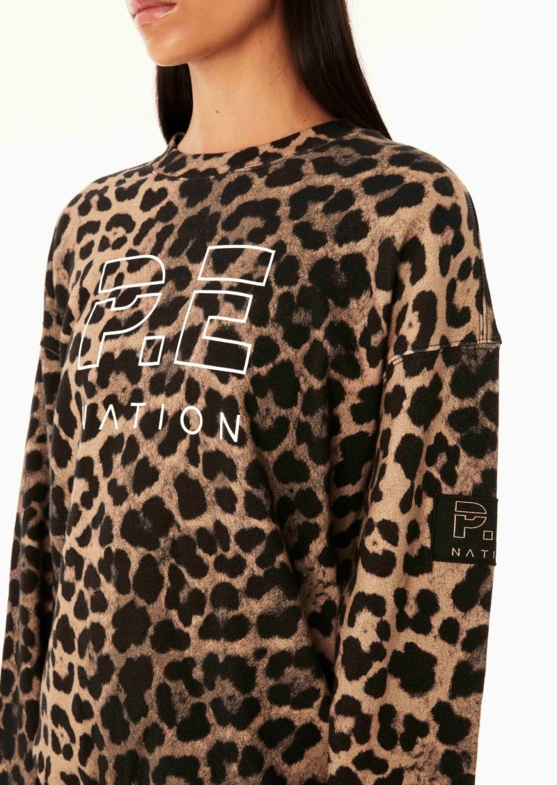 Animal Print P.E Nation Element Sweat | XCBRETI-01