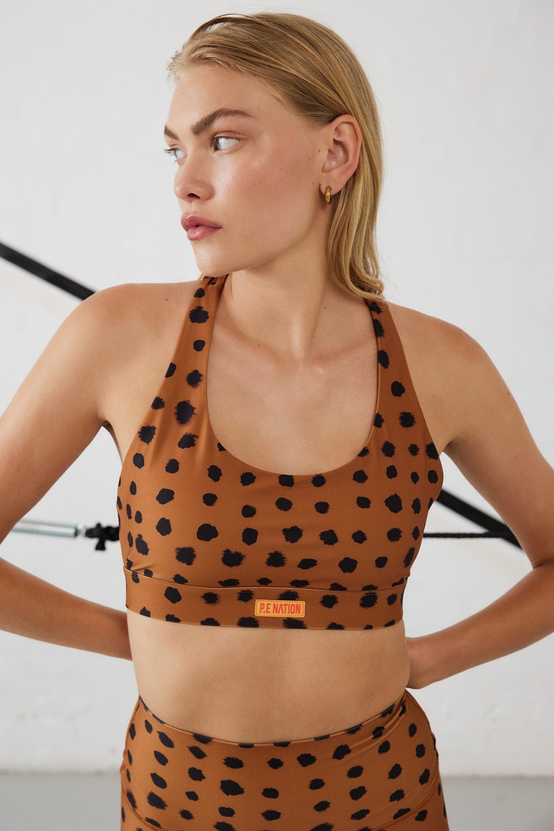 Animal Spot P.E Nation Monterosa Sports Bra | DMQUGVJ-94