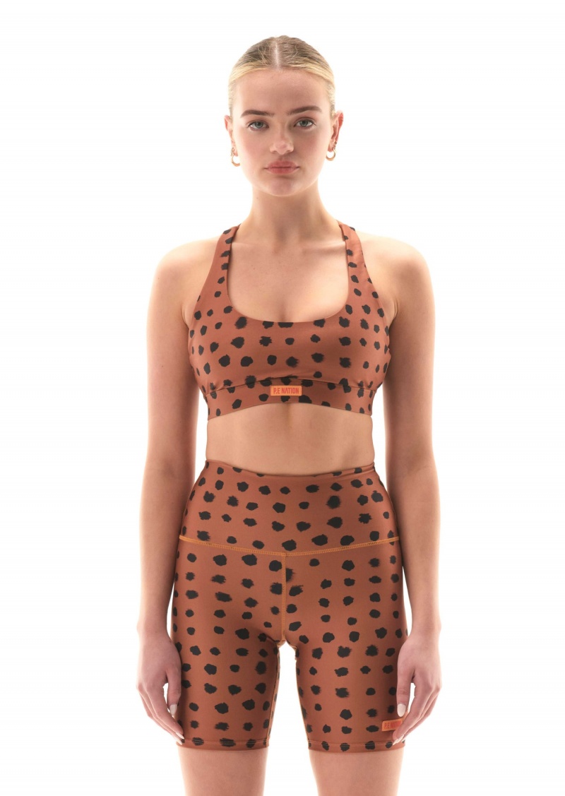 Animal Spot P.E Nation Monterosa Sports Bra | DMQUGVJ-94