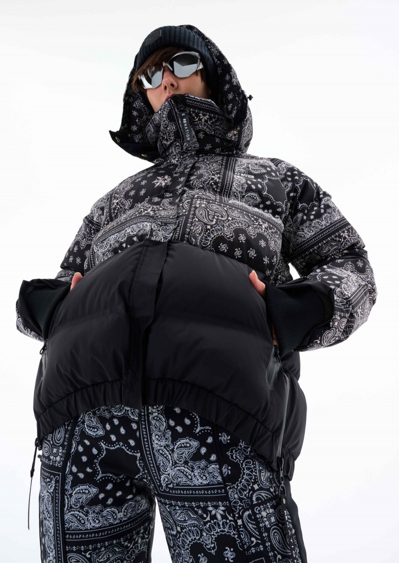 Bandana Print P.E Nation Niseko Snow Jacket | JMEKIAX-27