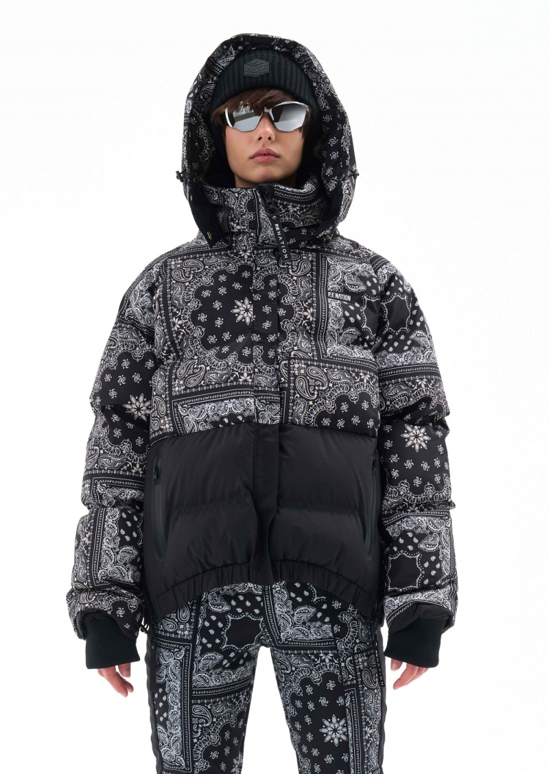 Bandana Print P.E Nation Niseko Snow Jacket | JMEKIAX-27