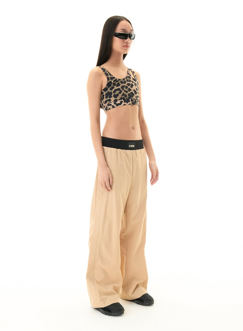 Beige P.E Nation Azzurra Pant | QDPIZMV-48