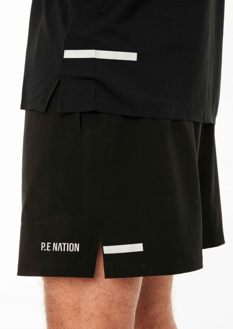 Black P.E Nation Adrenalin Short | KRTSUBQ-12