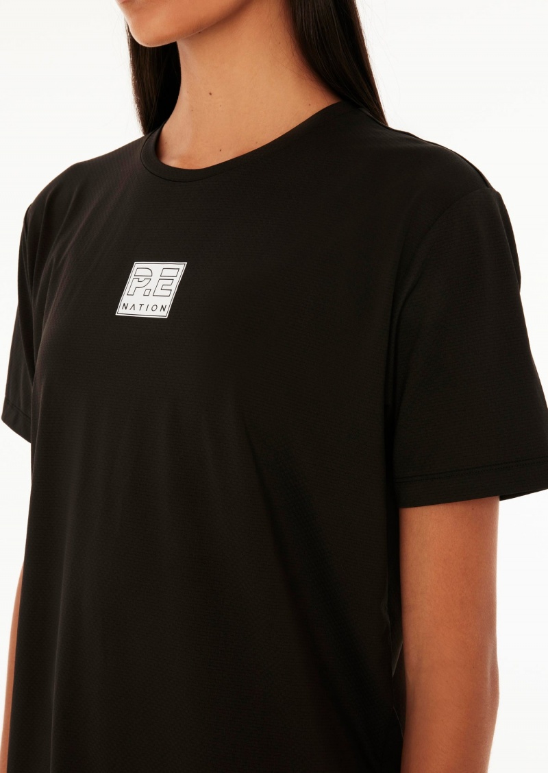 Black P.E Nation Crossover Air Form Tee | HYZGPTB-95