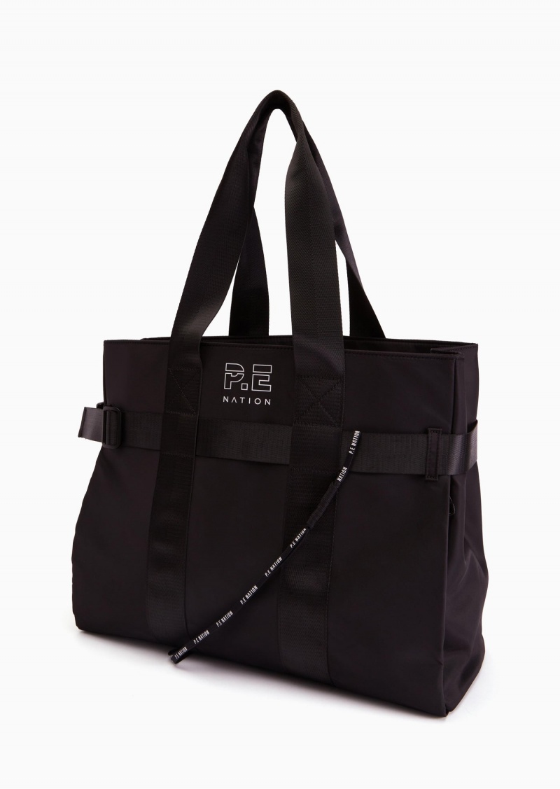 Black P.E Nation Function Yoga Bag | NRAJSVI-37