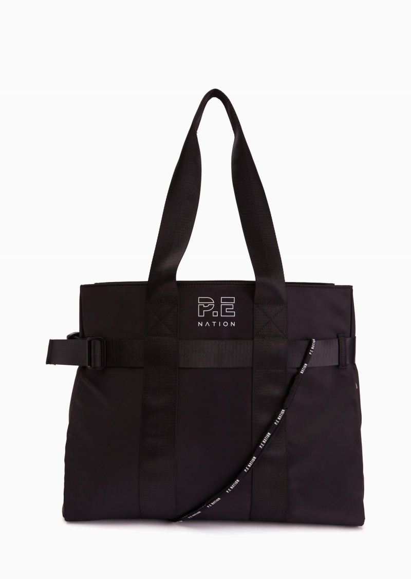 Black P.E Nation Function Yoga Bag | NRAJSVI-37