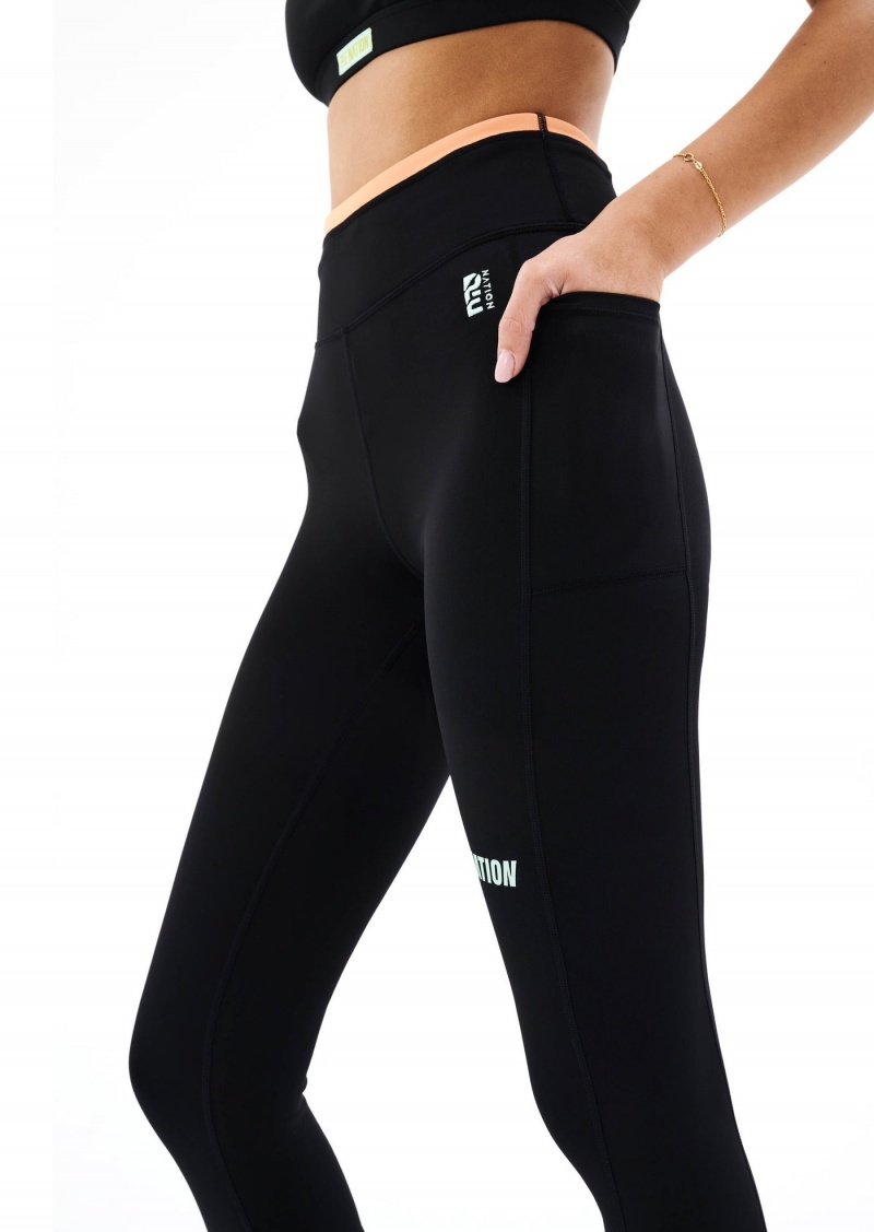 Black P.E Nation Futura Legging | JRGZHXK-51