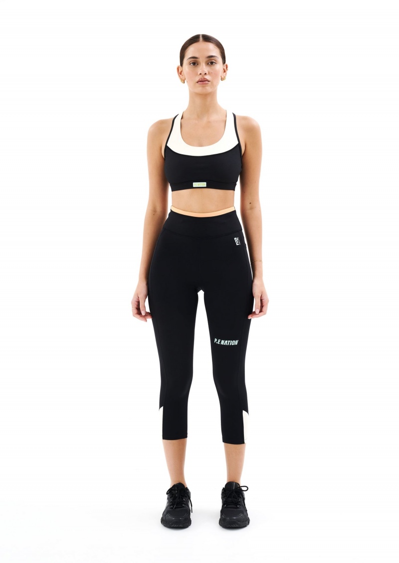 Black P.E Nation Futura Legging | JRGZHXK-51