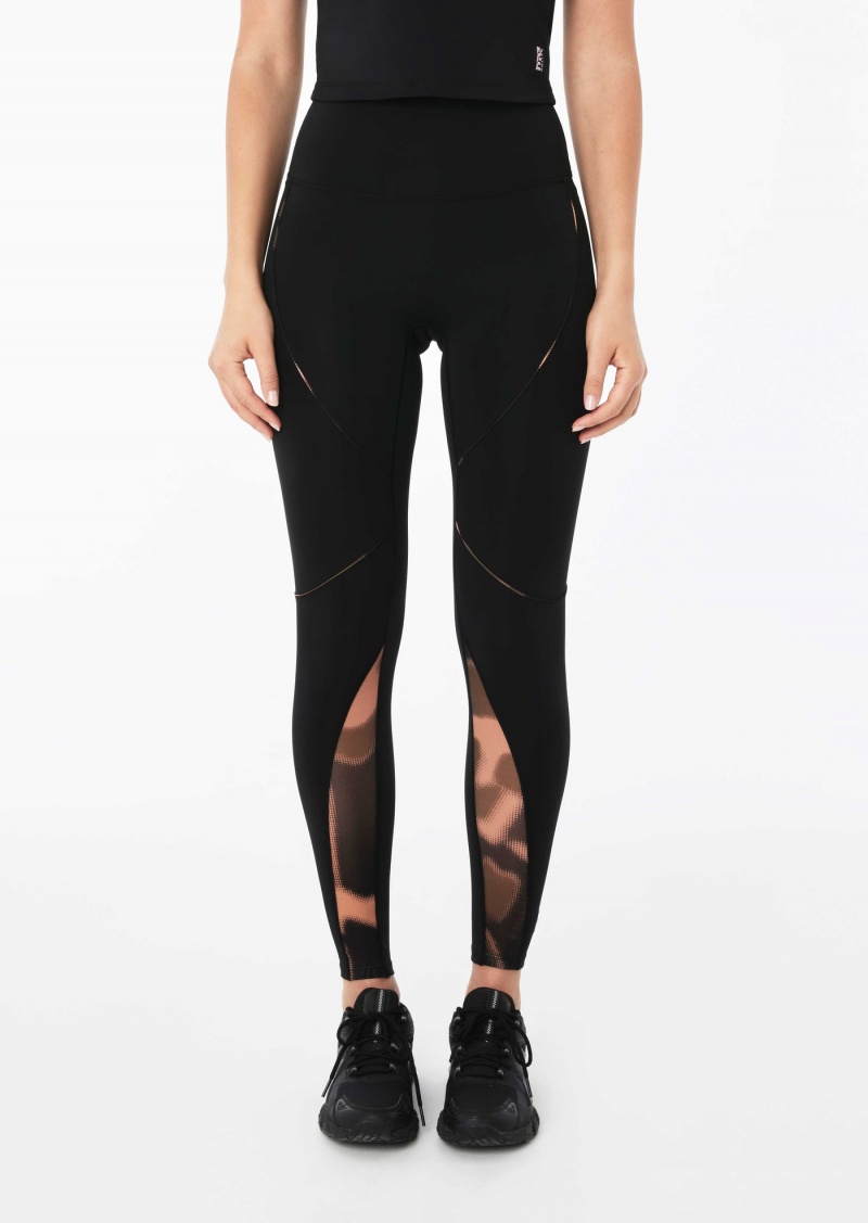 Black P.E Nation Headline Full Length Legging | CLNPJOT-29