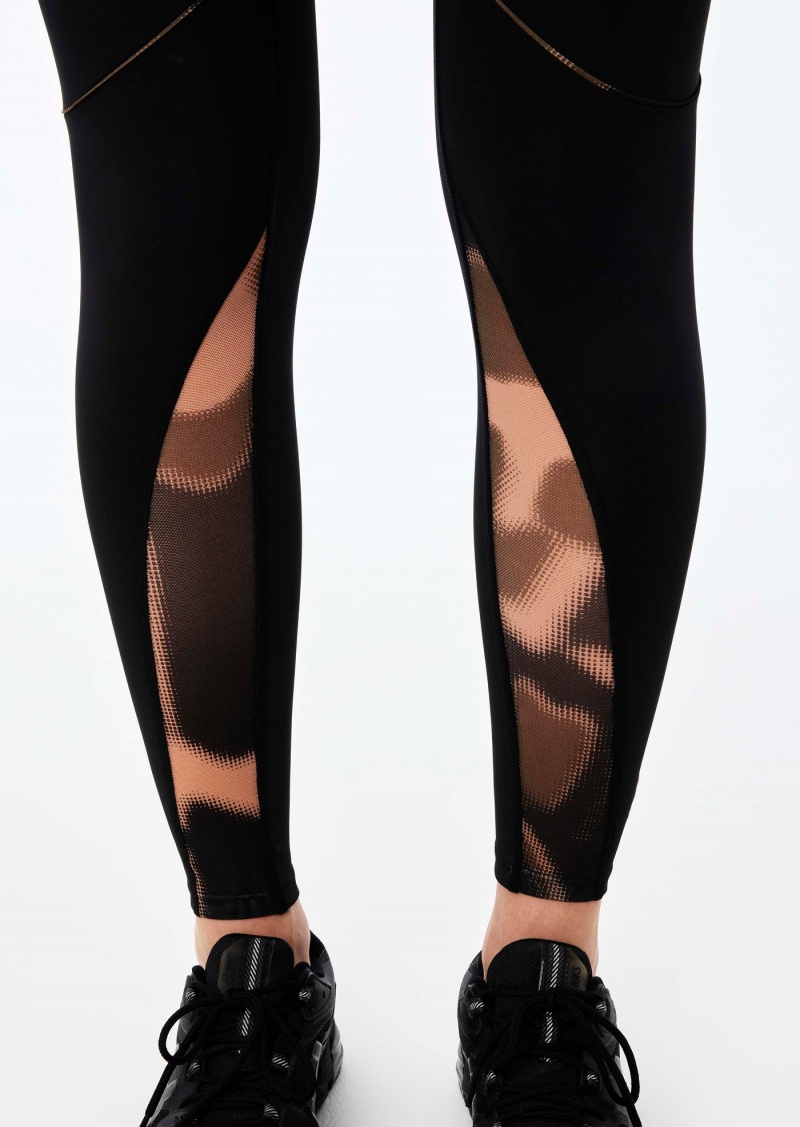 Black P.E Nation Headline Full Length Legging | CLNPJOT-29