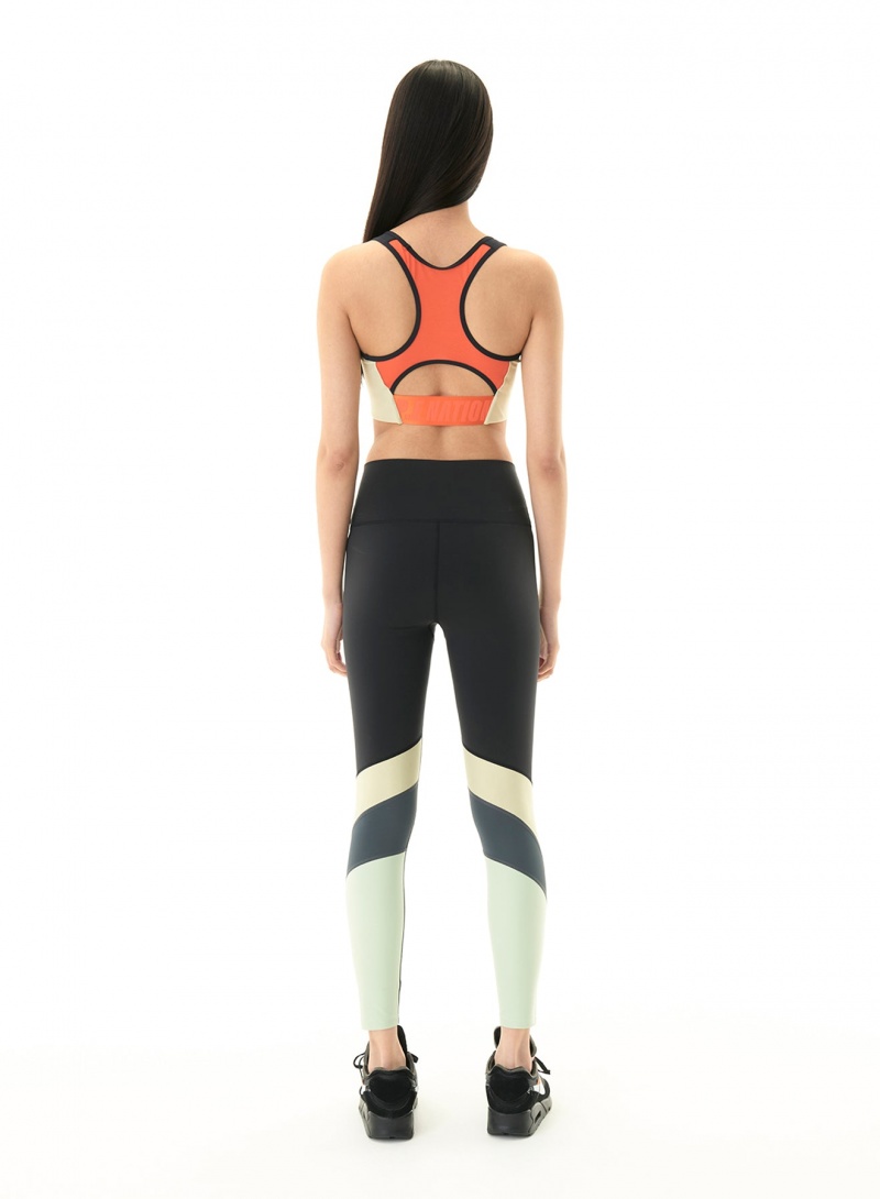 Black P.E Nation Initialise Legging | TXQYPLK-59