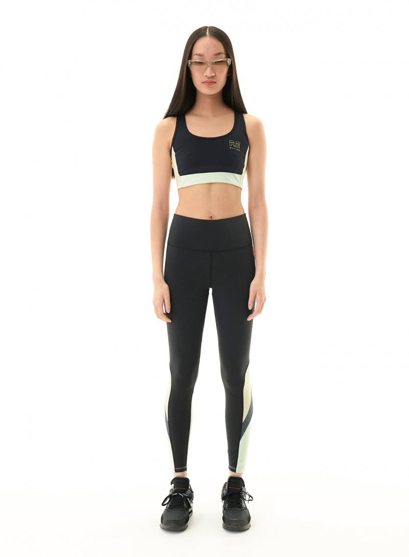 Black P.E Nation Initialise Legging | TXQYPLK-59