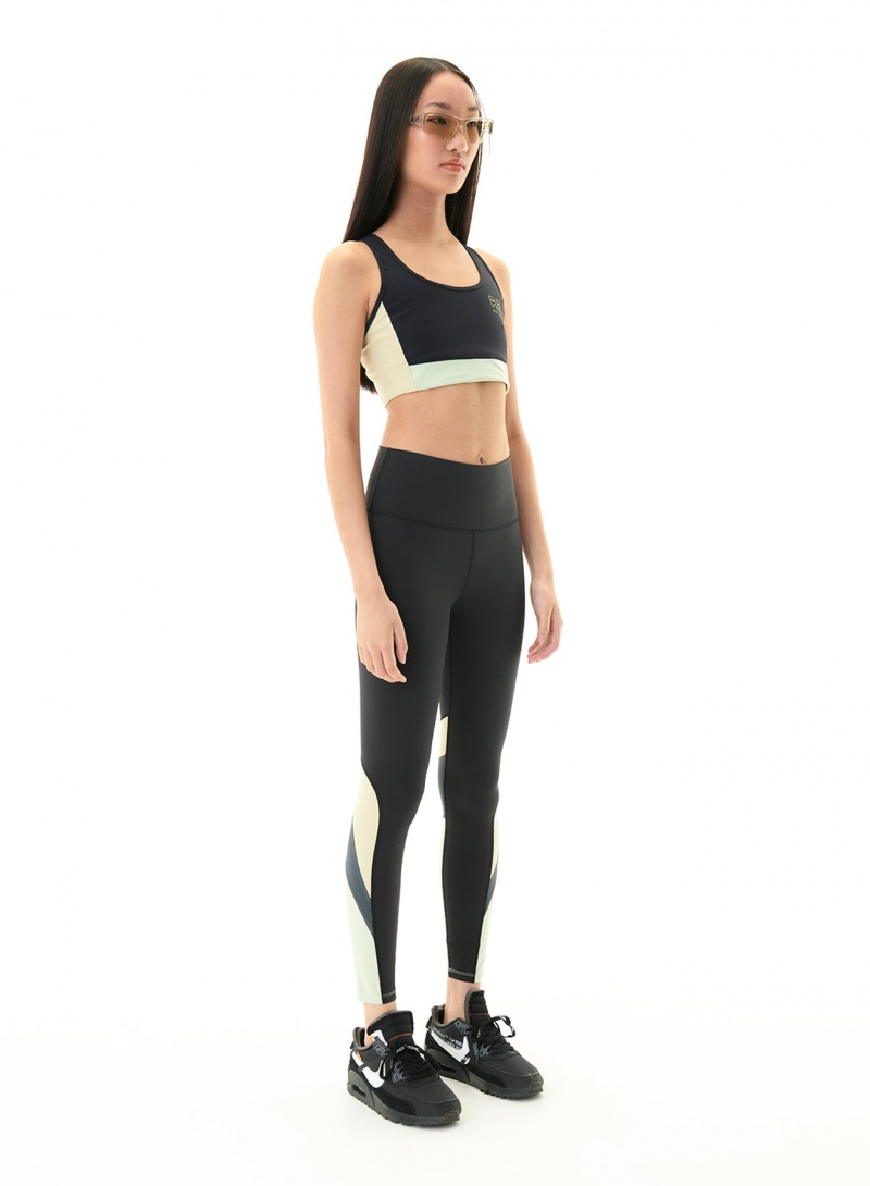 Black P.E Nation Initialise Legging | TXQYPLK-59