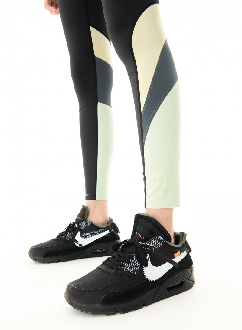 Black P.E Nation Initialise Legging | TXQYPLK-59