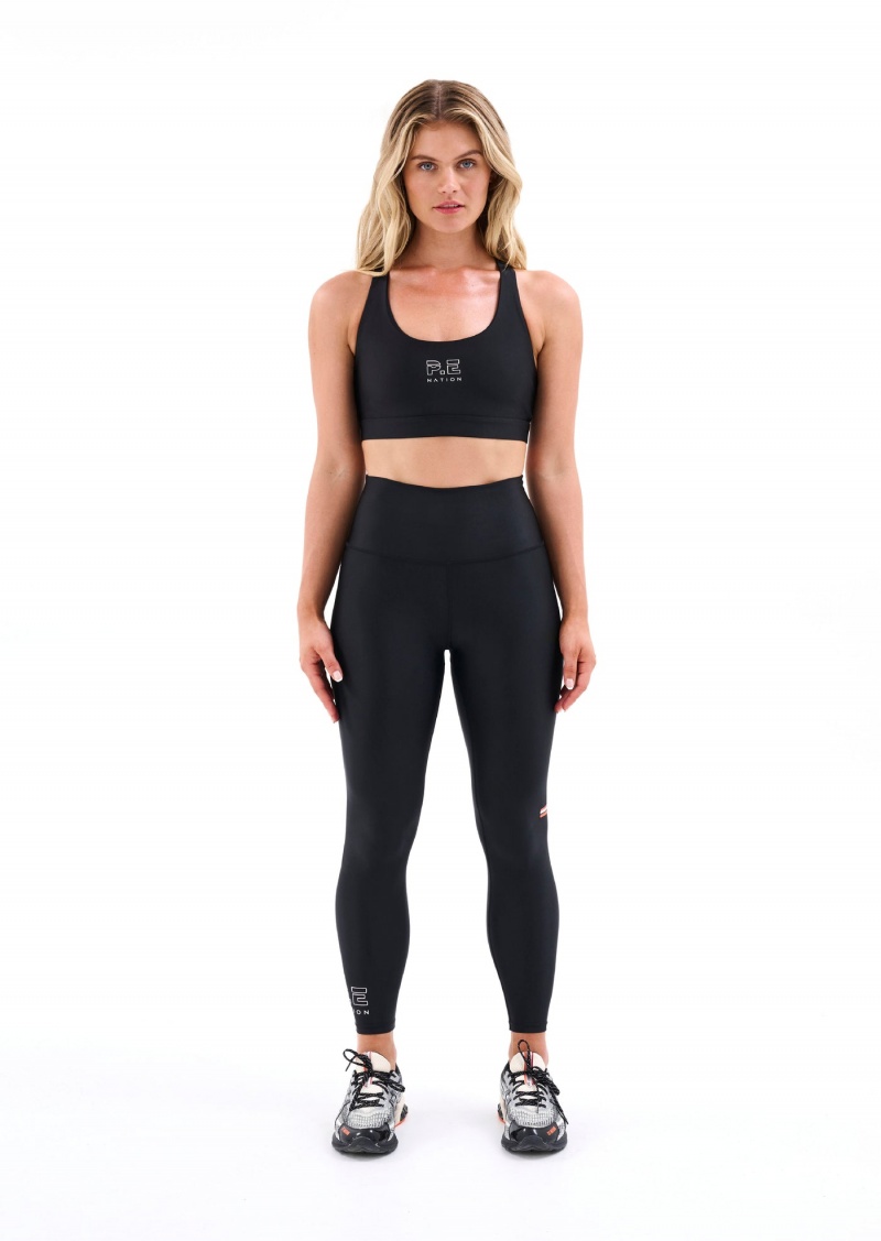 Black P.E Nation Long Range Legging | ZLKFVJG-78