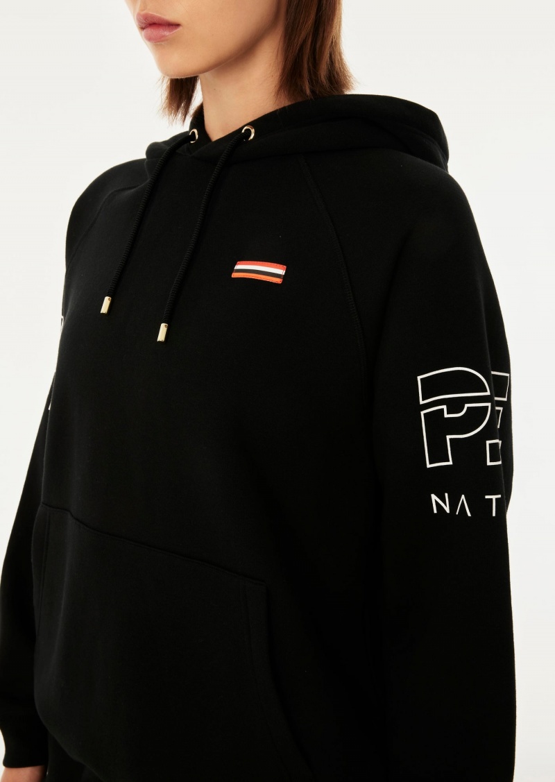 Black P.E Nation Moneyball Hoodie | DMHUBEO-95