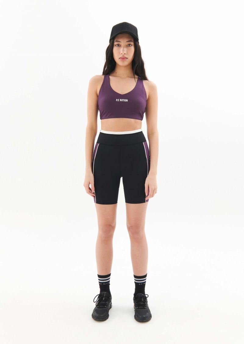 Black P.E Nation Motion Bike Short | JEUKHIA-91