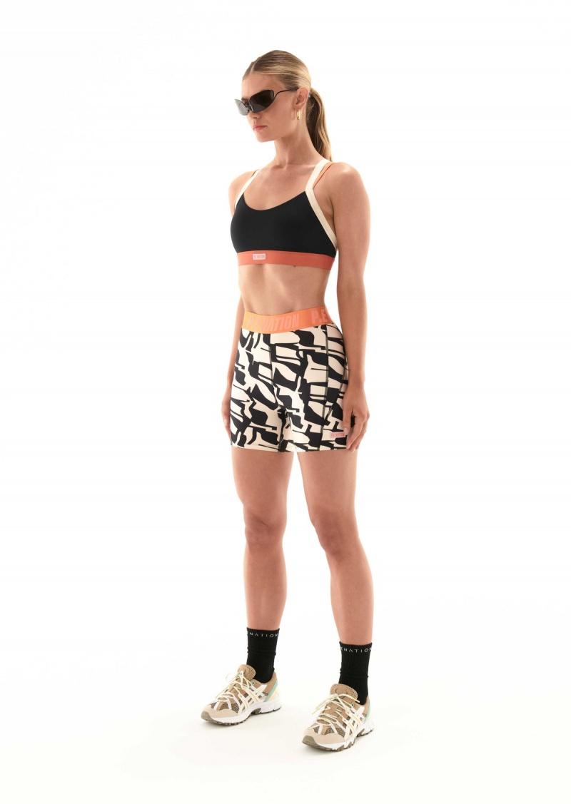 Black P.E Nation Oakmont Sports Bra | OLDXUPW-50