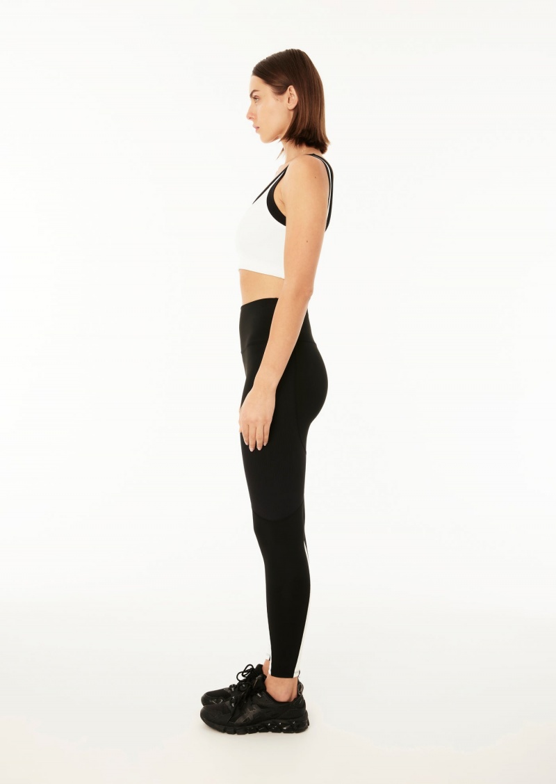 Black P.E Nation Podium 7/8 Legging | DQYTOLX-19