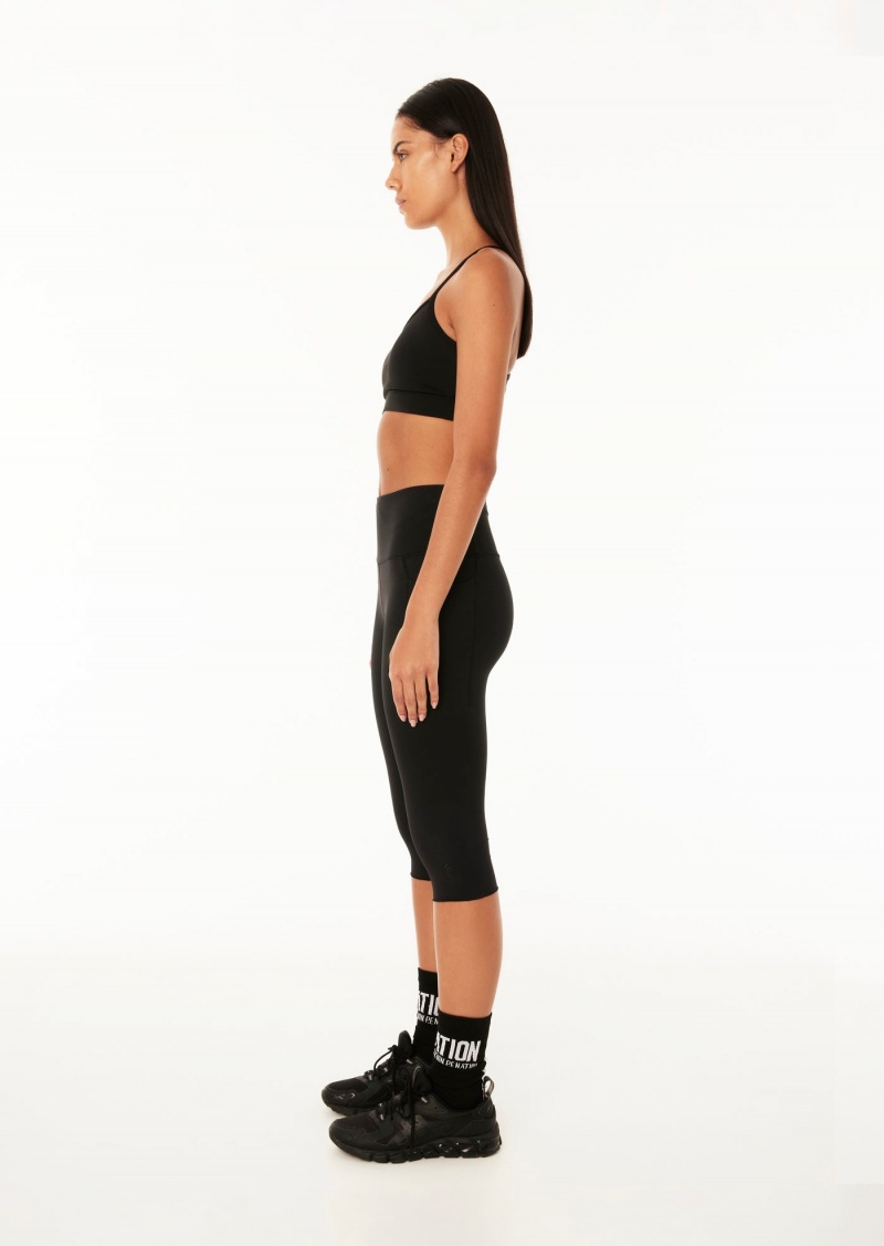 Black P.E Nation Recalibrate 3/4 Legging | AIZRQBL-50