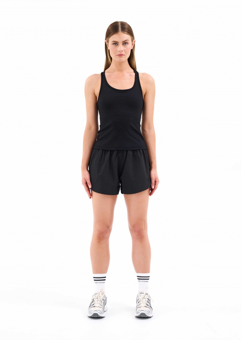 Black P.E Nation Redline Short | LYEPCFI-49