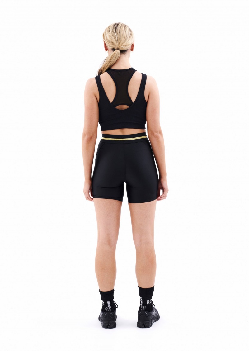 Black P.E Nation Runway Bike Short | ECPFJNI-26