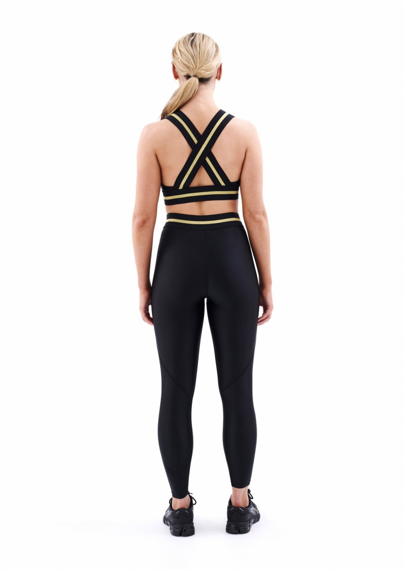 Black P.E Nation Runway Sports Bra | STORFLN-73