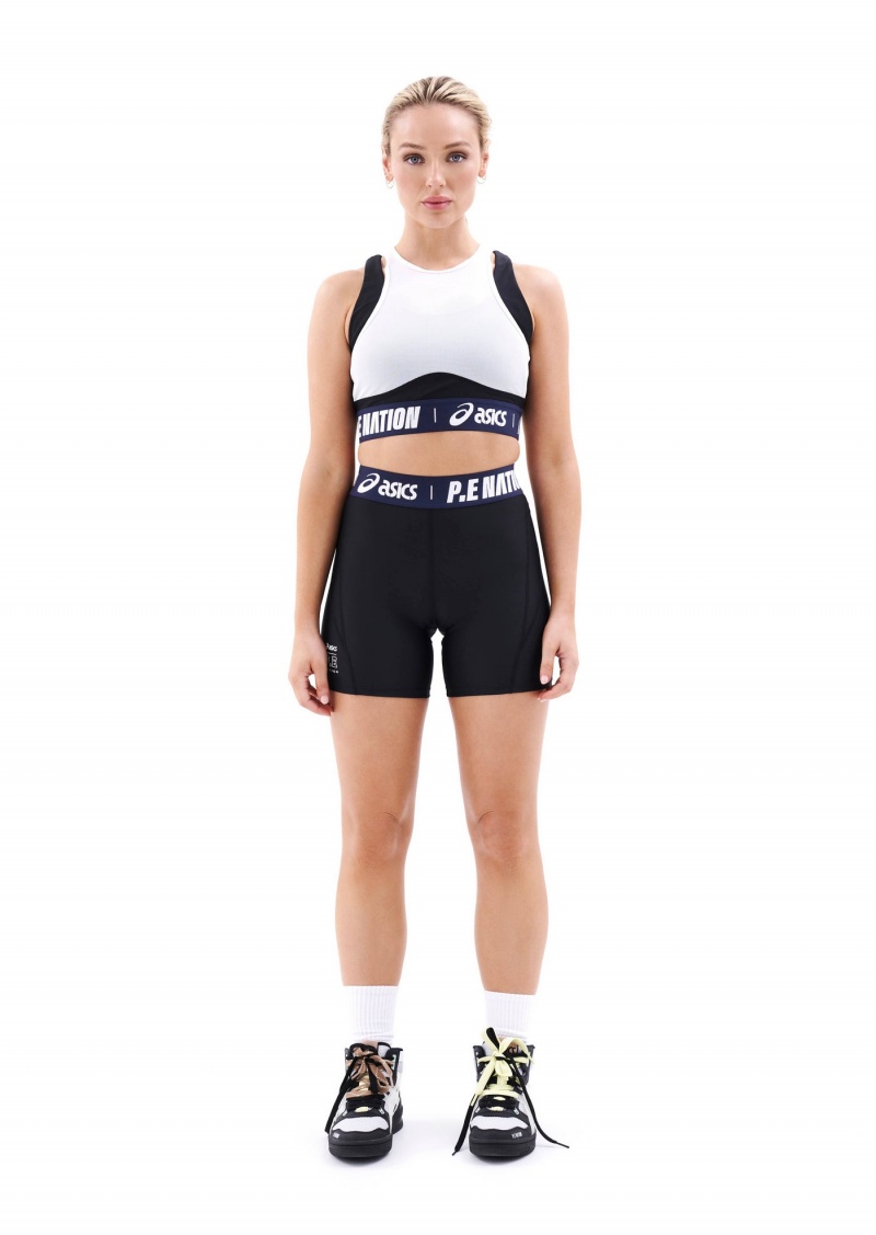 Black P.E Nation Sano Bike Short | IHYFTEP-29