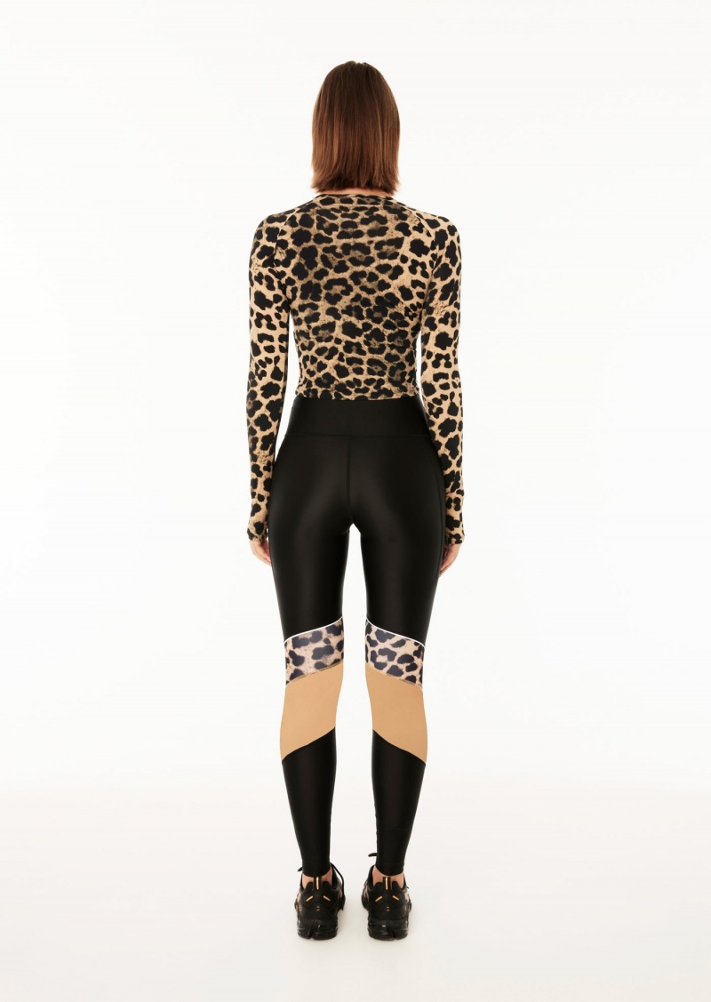 Black P.E Nation Silverstone Full Length Legging | LMECYWD-17